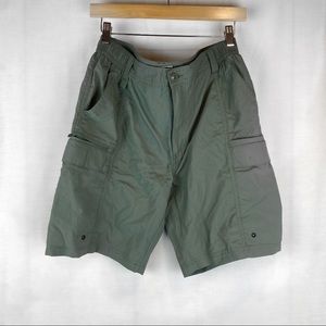 Coleman outdoor cargo green shorts size medium
